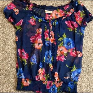 Hollister floral blouse.